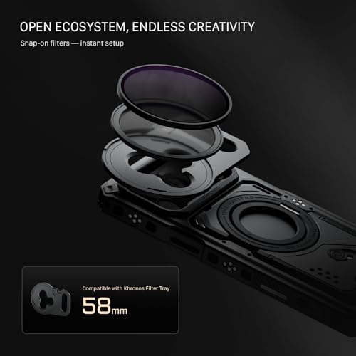 Cage vidéo iPhone 17 Pro Max TILTA pour éviter la surchauffe et stabiliser