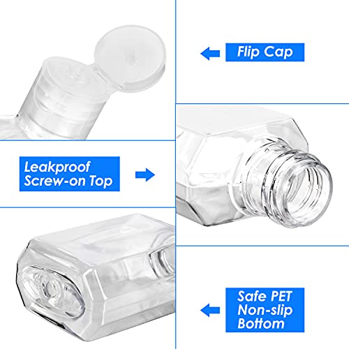 30 Pcs 1 oz Travel Bottles, Empty Hand Sanitizer Bottles, Portable, Refillable Containers for Business Trip3