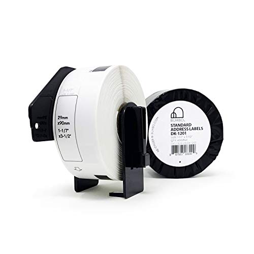DK-1201 rouleau d'étiquettes premium blanc éclatant pour une impression thermique sans bavure