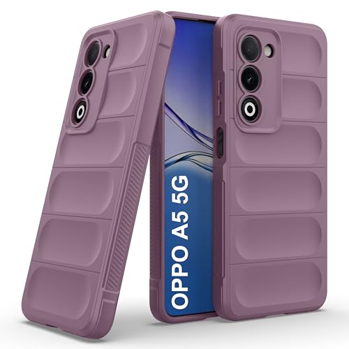 Image of Zapcase Back Case Cover for Oppo A5 5G | Compatible for Oppo A5 5G Back Cover | Liquid Silicon Magic Case with Camera Protection | Lavender