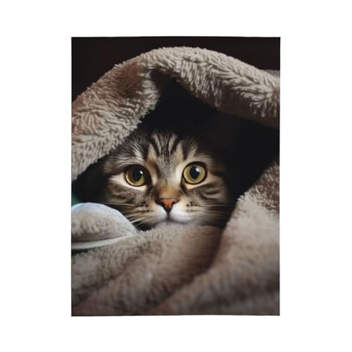 Couverture en flanelle 127x101 cm plaid lit et canape legere lavable