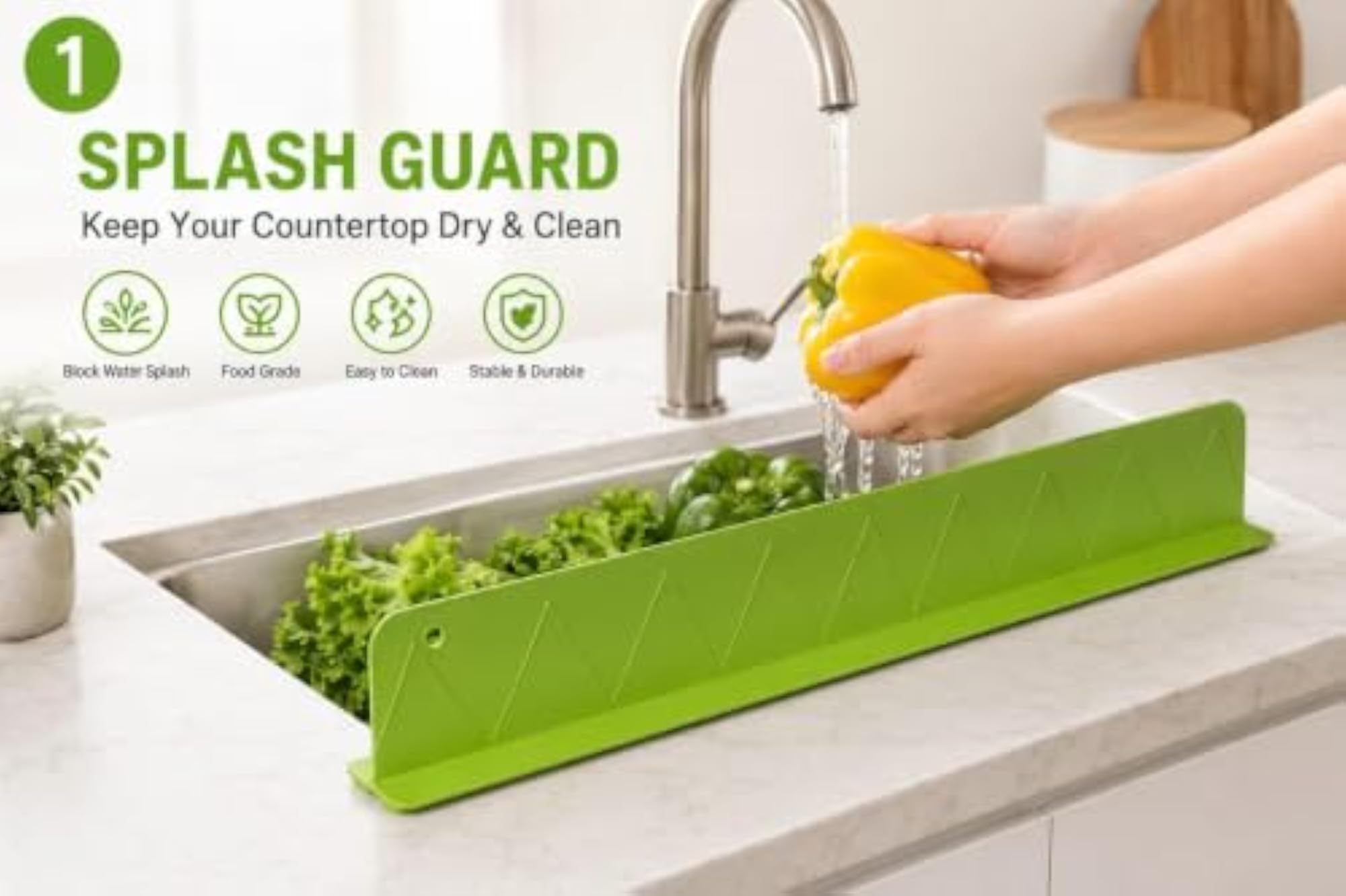 Silicone Sink Splash Guard for Kitchen