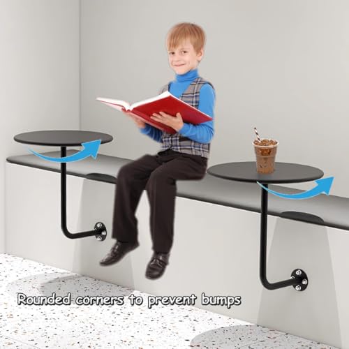 Design compact blanc de table murale pour désencombrer une chambre