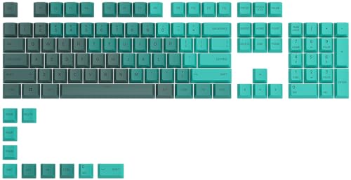 GLORIOUS Gaming 115x GPBT Keycaps - Cherry Profile, Super Durable PBT Plastic, Eye Catching Aesthetics, Superior Sound, Original Typeface… – Ansicht 1