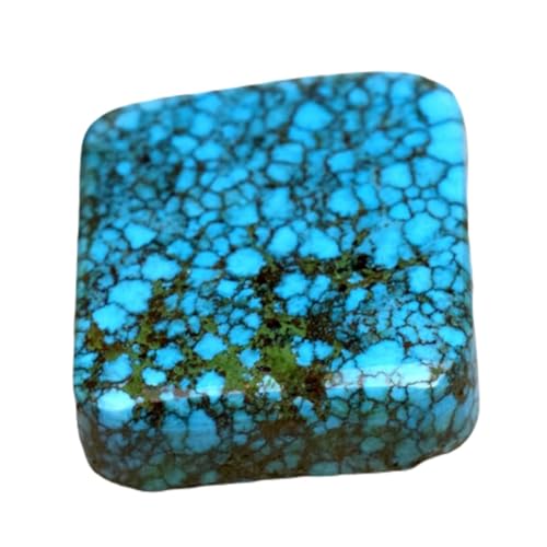 Turquoise naturelle cabochon coussin pour bague et pendentif fait main en atelier de bricolage
