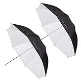 【2本セット】UNPLUGGED STUDIO 43インチ ホワイトアンブレラ(グラスファイバー) 2本セット UN-047