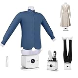 【SYSTÈME DE SOIN DES VÊTEMENTS TOUT-EN-UN】 La machine à repasser combine séchage, parfumage et désodorisation dans un seul appareil puissant de 1400 W. Utilisez-la pour repasser des chemises et des pantalons fraîchement lavés, et même des chaussures sèches grâce au support inclus, sans aucun effort manuel. Cette machine à repasser automatique améliorée garantit des résultats sans plis en seulement 5 à 10 minutes, soit trois fois plus rapide que les méthodes traditionnelles.