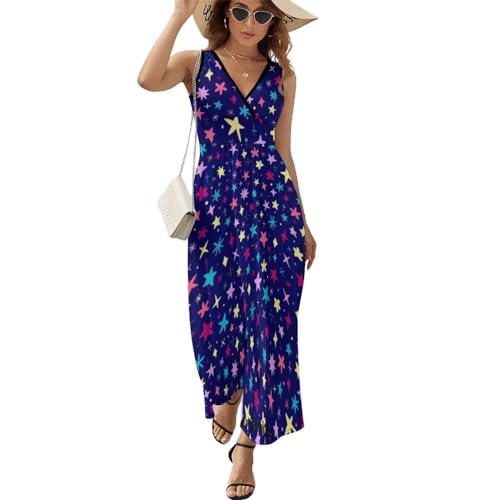 Robe de plage décontractée chic pour femme adepte de robe longue d'été fluide