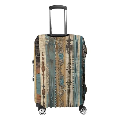 Pillars And Totems Luggage Covers Tsa Approved Suitcase Cover Elastic Washable Luggage Sleeve Carry on Cover Protector Anti-Scratch Suitcase Protector Fits 19-30 Inch Case(L)4
