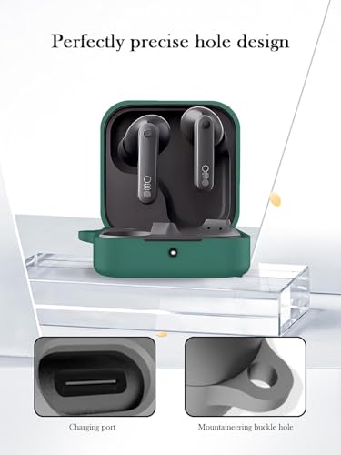 Image of Reiox Silicone Case Cover for CMF by Nothing Buds Pro 2 - Green