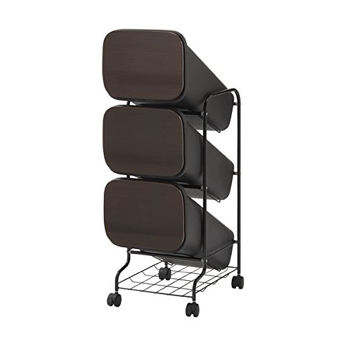 �X�^���h�� �_�X�g�{�b�N�X/�S�~�� �y�E�b�h 19L×3�i�z �ؖڒ� ����97cm �L���X�^�[�t�� �w�X���[�X�x top1-ds-2042728 [�Ǝ��ȈՕ]