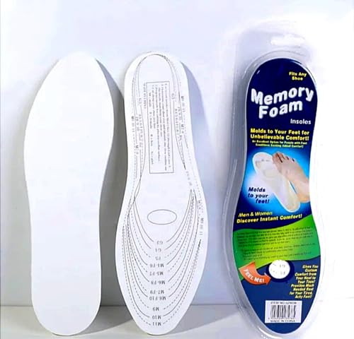 Plantillas memory foam para todo tipo de calzado. Plantillas Hombre y plantillas mujer del 35 al 44. Alivio fascitis plantar.