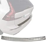 OMAC Rear Bumper Guard Trunk Sill Protector for Volvo XC60 2018 to 2022, Stainless Steel, Chrome