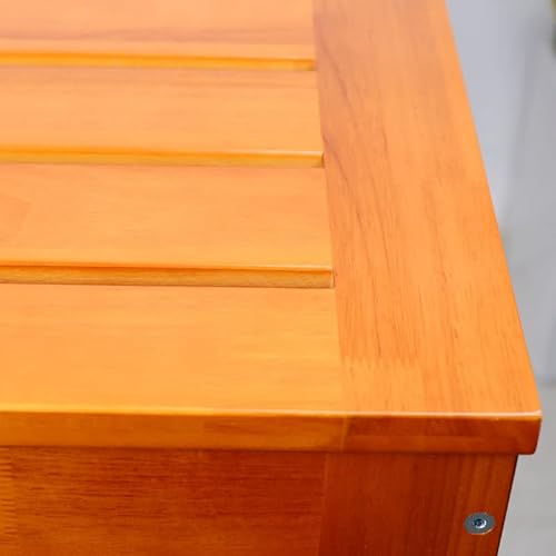 Organizedlife 41” Rectangular Kitchen Pub Dining Coffee Table Breakfast Table For Kitchen Living Room, Dining Room, Sturdy Wood Frame, Golden Brown #TOP6