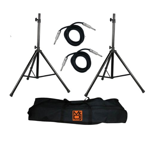 Mr. Dj SS750PKG Tripod Speaker Stand Package with Bag
