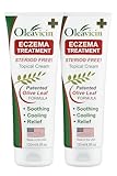 Oleavicin Crema para el tratamiento del eccema (paquete de 2) sin esteroides, con extracto orgánico de hoja de olivo,...