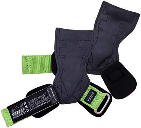 Miniatura 6 de Lifting Grips PRO - Guantes de peso resistentes, correas de gimnasia alternativas a los ganchos de potencia, peso muerto, ajustable, de neopreno,