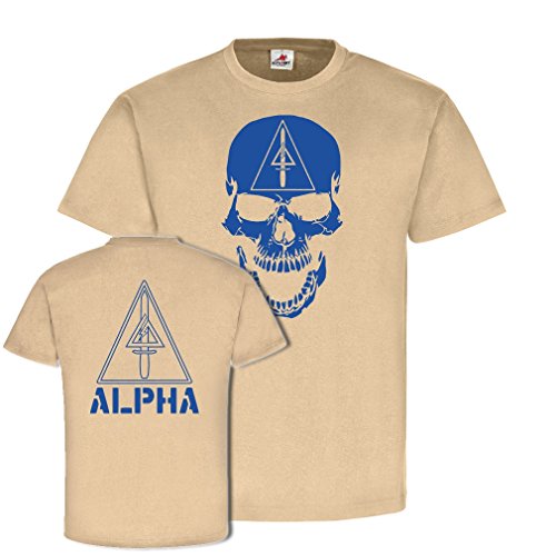 Alpha Delta Force T-shirt militaire américain avec emblème de l'US Army pour homme