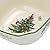Spode Christmas Tree 5.5-Inch Square Porcelain Bowl - Serving Bowl for Candies, Nuts, Desserts, and Small Floral Arrangements - Festive Holiday Tableware, Dishwasher and Microwave Safe