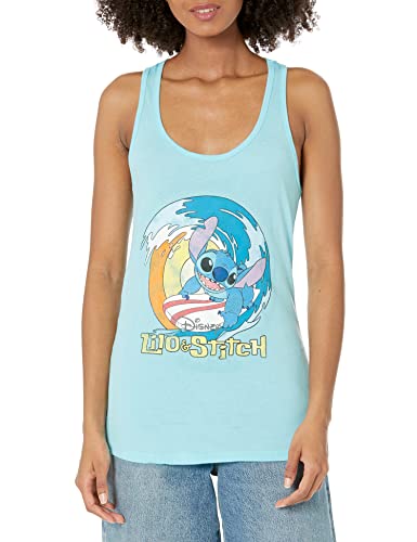 Camiseta Stitch Surf para mujer de algodón informal 2