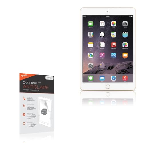 iPad Mini 3�X�N���[���v���e�N�^�[�ABoxWave R [ ClearTouch�A���`�O���A2 - Pack]�w��h�~�}�b�g�t�B�����X�L��for Apple iPad Mini 3�Awith Retina Display , 1st Gen