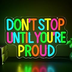 Don’t Stop Until You’re Proud