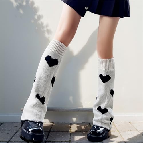 Image of Goth Leg Warmers Women Cute Y2k Harajuku Punk Rave Emo Grunge Winter