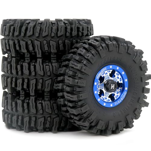 Pneus de 64 mm avec jantes Beadlock 1.0 pour éviter les retournements du TRX4M