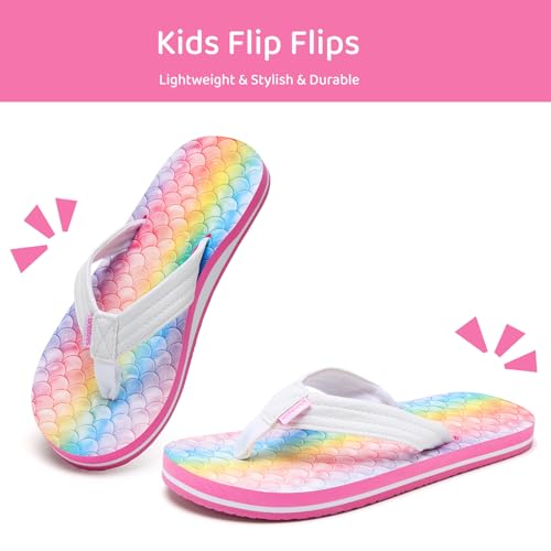Image of WateLves Girls Flip Flops Toddler Boys Girls Non-Slip Sport Sandals for Beach Swim Pool(Little Kid /Big Kid)