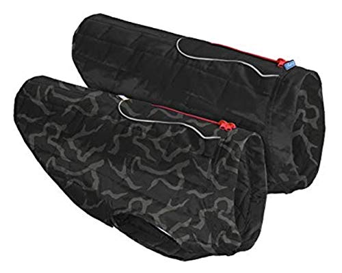 Kurgo Dog Jacket | Reversible Winter Jacket for Dogs | Pet Coat for Hiking | Water Resistant | Reflective | Lightweight | Wear with Harness | Athletic | Loft Jacket (River Run, S)