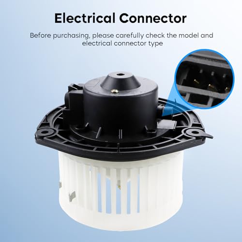 Image of Front HVAC Heater Blower Motor Assembly for 02-05 Buick Lesabre / 02-05 Cadillac DeVille / 03-04 Seville / 02-05 Pontiac Bonneville, 02-03 Oldsmobile Aurora Replaces for 700110 (2nd Design)