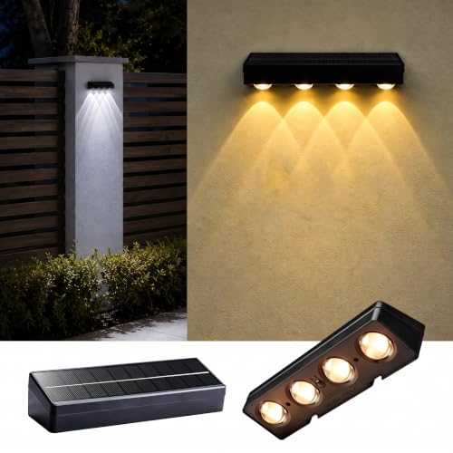 Solar House Number Light Outdoor for Mailbox, Address, Wall, Sconce, Sign