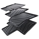 Mossa Tapis de Sol en TPE adapt� pour MG HS PHEV Crossover (2024- ) - Tapis de Voiture - Noir S
