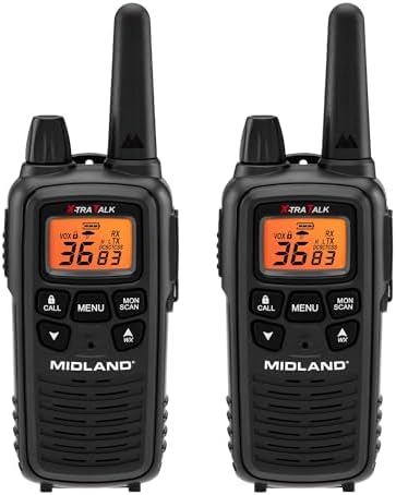 Midland GXT3000 GMRS Radio 6-Pack Bundle With Headsets & Chargers - Long Range Walkie Talkies