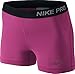 Nike Womens 3" Compression Short 589364-618 (Medium, Berry)
