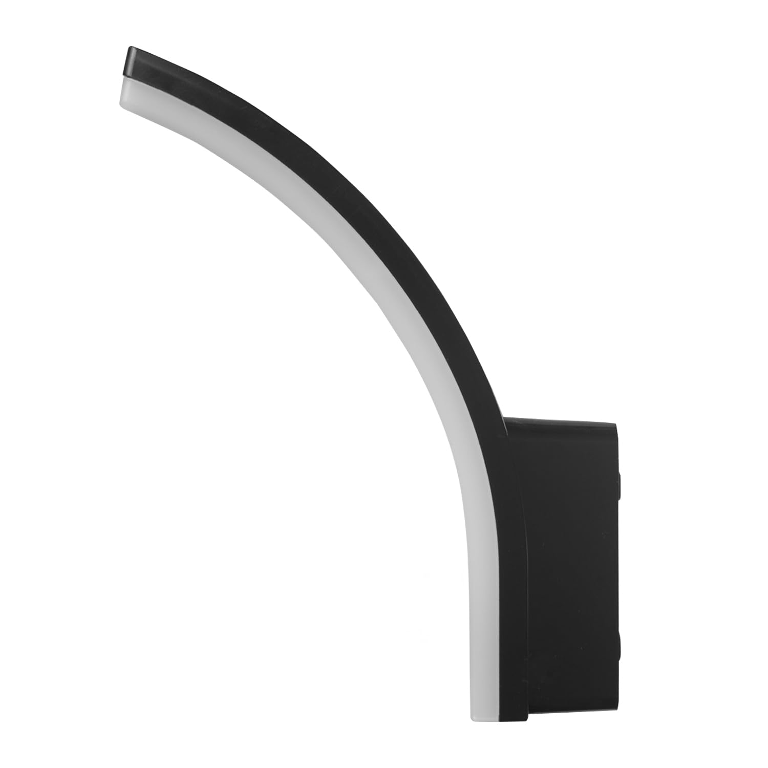 Maclean MCE511 Lampada da parete a LED, illuminazione da parete per uso esterno ed interno, lampada da parete, 20W, IP65 - impermeabile, 2750lm, 4000K bianco neutro (Nero)