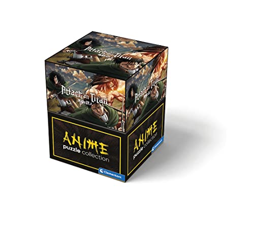 Clementoni - 35138 - Puzzle Attack On Titan - 500 Pièces - Puzzle Adulte, Divertissement Pour Adultes - Fabriqué En Italie