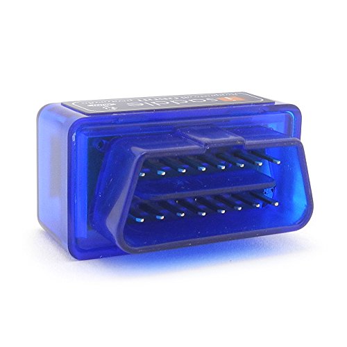 Isaddle Super Mini Obd2 Obdii Scan Tool Check Engine Light & Can-Bus Auto Diagnostic Tool For Windows & Android Torque (Blue Color, Super Mini) #TOP2