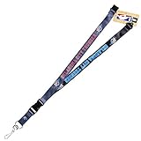 Pro Specialties Group NBA Oklahoma City Thunder Unisex Oklahoma City Thunder Lanyard Reverse Pop C, Black