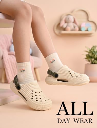 Image of Super Soft Kids Clogs Ultra Lightweight with Adjustable Back Strap Design Soft Cushioning & Anti-Slip Grip Slippers for Kids Playtime Comfortable Indoor & Outdoor Stylish Clogs BBSAP-2