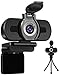 LarmTek Webcam USB 1080p,Webcam per pc,Desktop,Laptop,Webcam Streaming Microfono Incorporato,videochiamata Plug And Play Videocamera per Computer,Videocamera per Computer per Giochi e conferenze