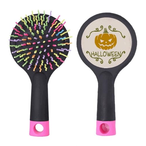 Brosse à cheveux démêlante Halloween citrouille anti-nœuds pour enfant