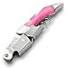 Professional Waiters Corkscrew by Barvivo - This Bottle Opener for Beer and Wine Bottles is Used by Waiters, Sommelier and Bartenders Around the World. Made of Stainless Steel and Pink Resin.
