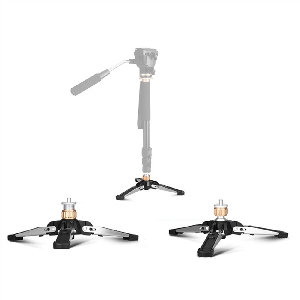 RajoNN 5KG Téléphone Mobile Live Trépied Vidéo Universel Monopode Base Monopode Trépied Mini Trois Pieds Support pour DSLR Monopode avec 3/8'' Vis Trépied de Téléphone Portable (Color :