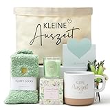 Xuniea Kleine Auszeit Geschenkkorb Wellness Geschenke Set für Frauen Entspannung Ritual Geschenkset für Sie Frauentag 18 40 70. Geburtstagsgeschenk für Beste Freundin Kollegin Schwester Mama Oma(Grün)