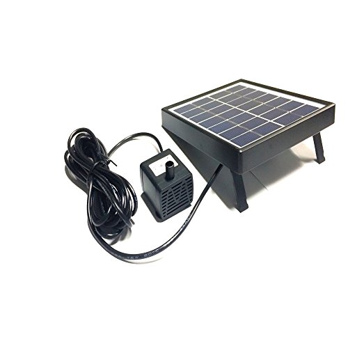 Bomba de água solar Birdbath Square Pequena lagoa Decoração de jardim Water-height 70cm DC35