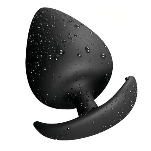Image of Pack of Two Different Size Strawberry Shaped Silicone Anal Plug with Roller Ball Inside for Multi-Dimensional Stimulation. Body-Curved disign: Wearable Sex Toy for Discreet Outdoor Pleasure