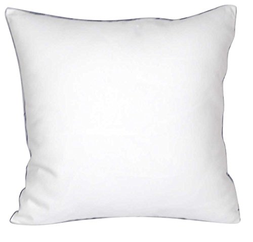 Decopow Embroidered Nautical Decor Pillow Cover,Square 18 Inches Decorative Canvas Pillow Cover For Nautical Style Deco By (Navy-Seahorse-New) #TOP6