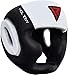 RDX Cascos Boxeo Cuero MMA Kickboxing Sparring Casco Protector Entrenamiento Lucha