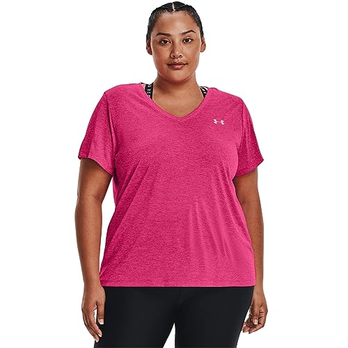 Image of Under Armour Plus Size Tech Solid Short Sleeve V-Neck